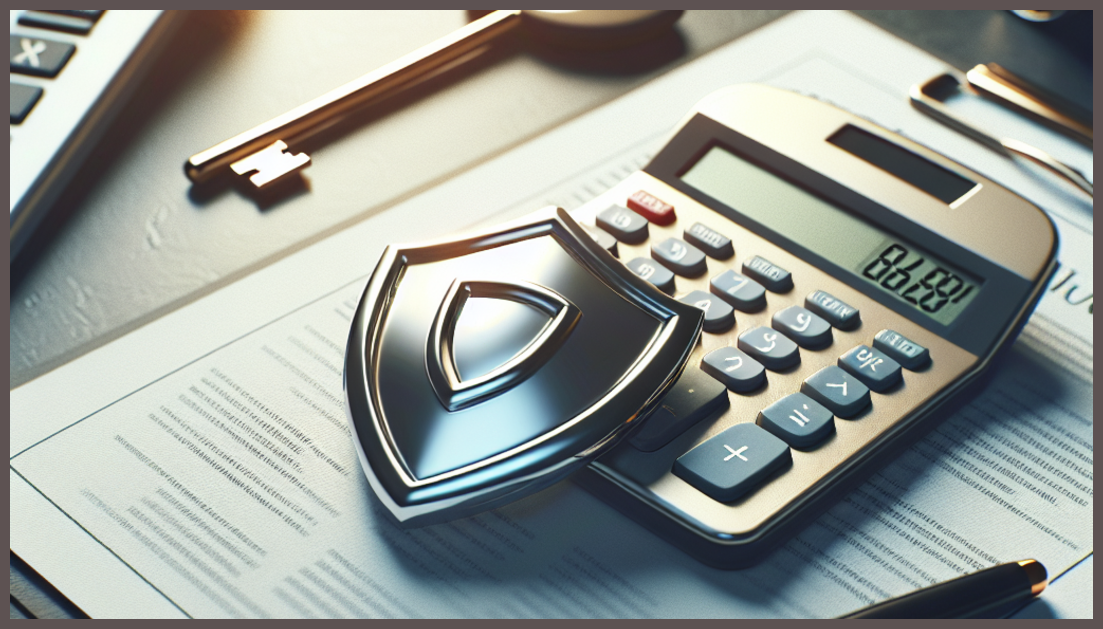 A shield symbolizing insurance protection and financial security.