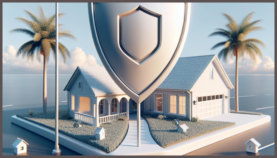 A secure home shielded by insurance in Florida.