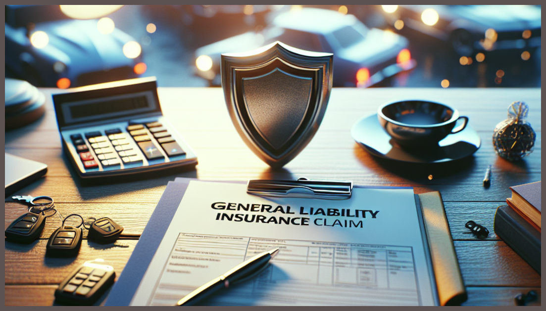 A minimalistic representation of filing an insurance claim with documents.