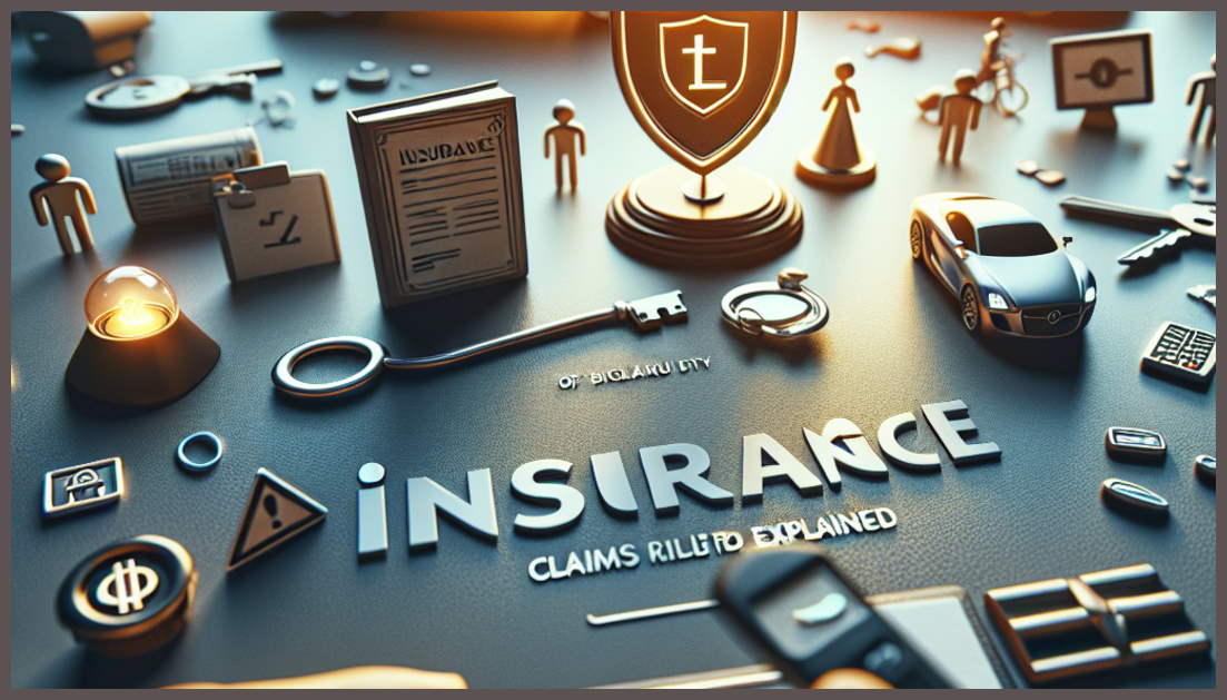 Visual representation of general liability insurance concepts and claims.