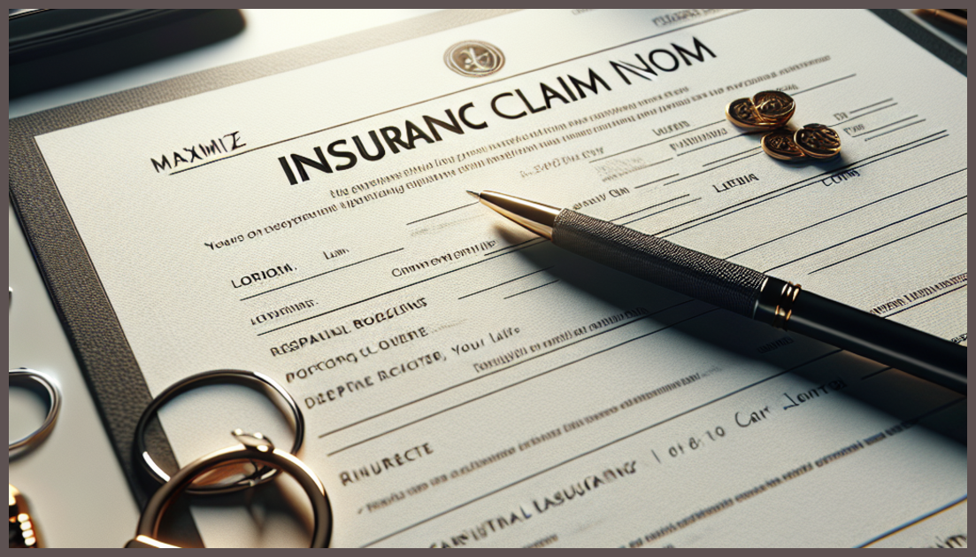 Minimalist image symbolizing insurance claims process.