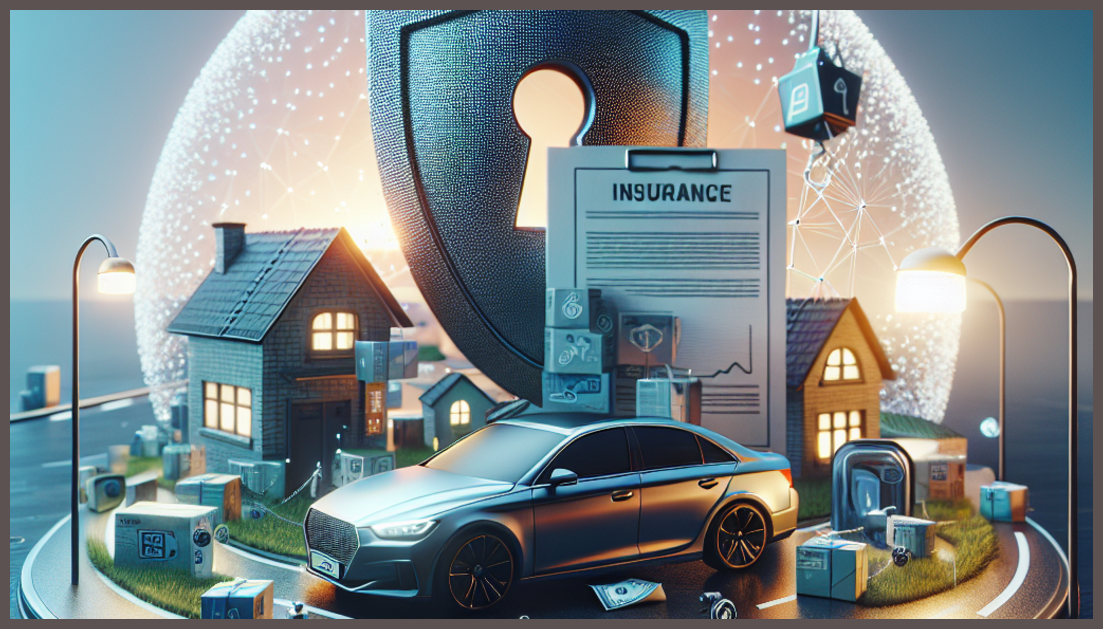 Visual representation of flexible car insurance options and coverage symbols.