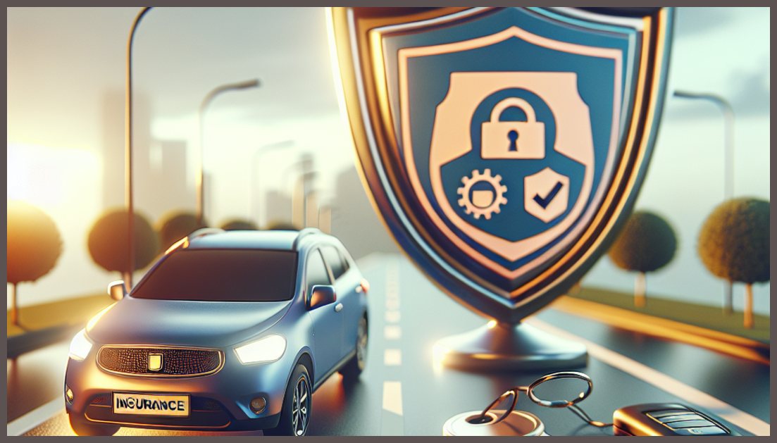 Visual representation of temporary car insurance options and coverage.