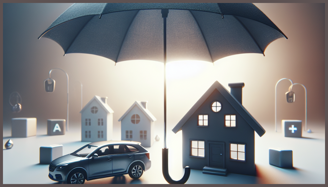 Symbolic representation of insurance benefits and coverage options.