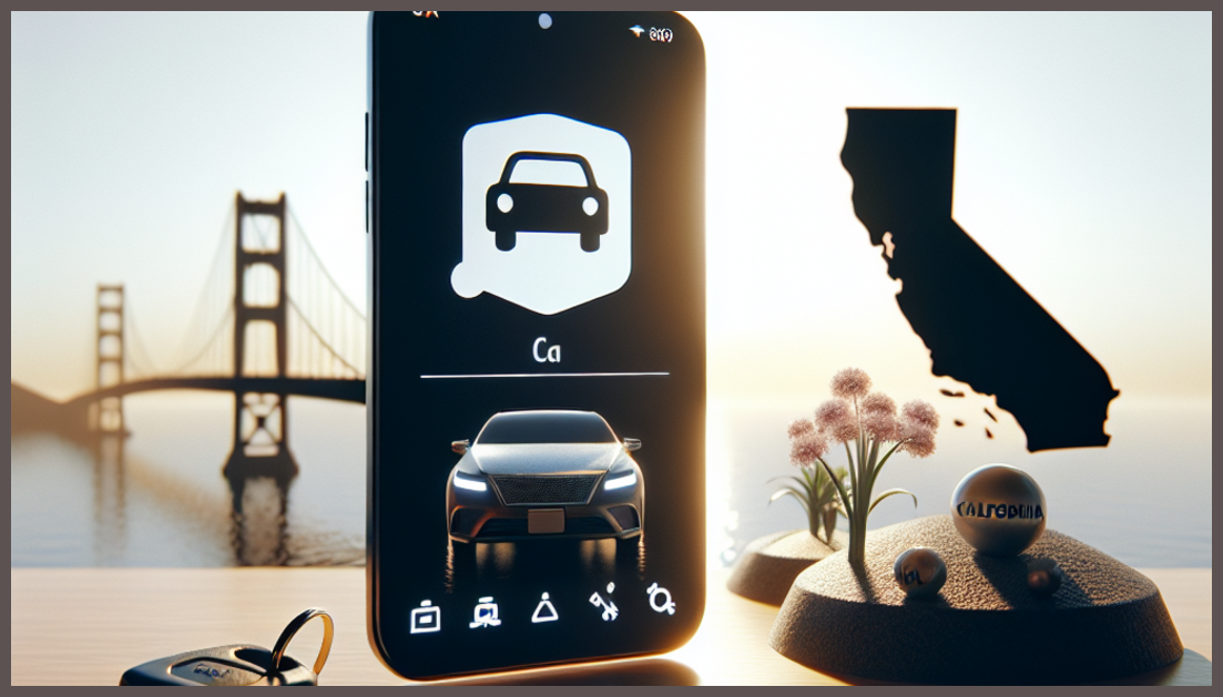 A smartphone displaying digital proof of car insurance.