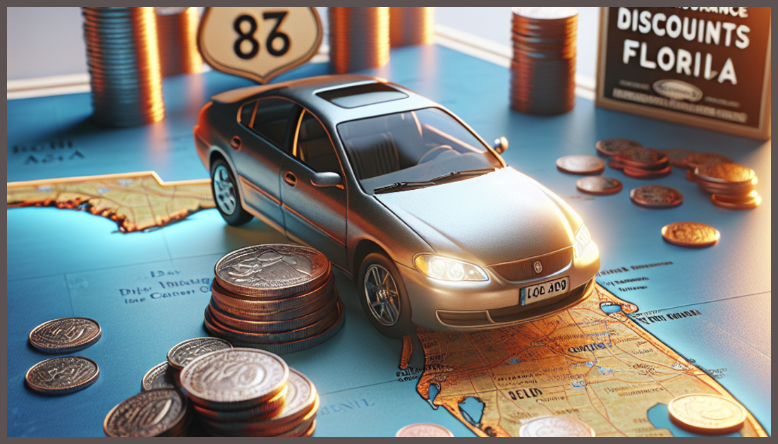 A detailed representation of car insurance savings in Florida.