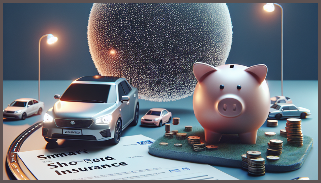 Photorealistic representation of short-term car insurance concepts.