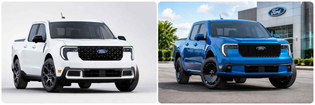 Ford Maverick compact pickup with lower insurance costs than many trucks
