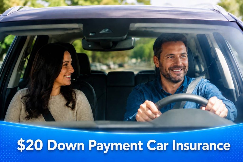 $20 down payment car insurance